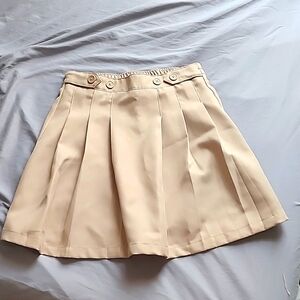 Khaki School Skirt